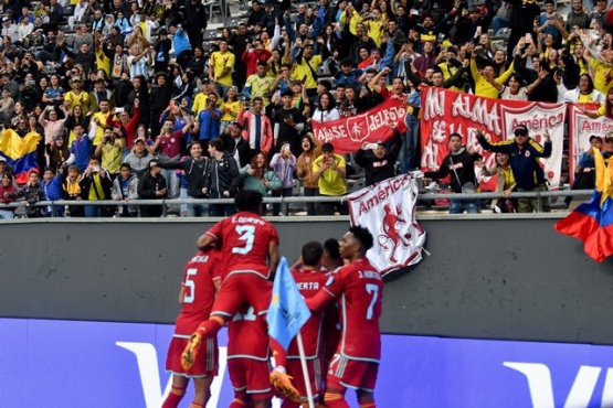 Colombia le ganó sobre el final 2 a 1 a Israel en el inicio del Grupo C del Sub 20
