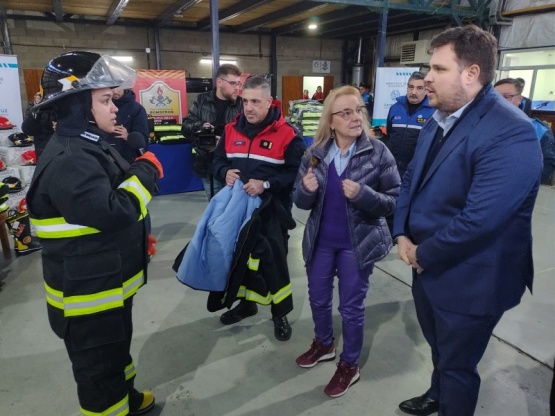 Nuevo equipamiento para los Bomberos de la Provincia de Santa Cruz