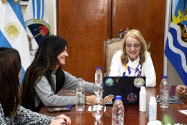 Alicia Kirchner recibió en audiencia a representantes de la Fundación “Por el Mar”
