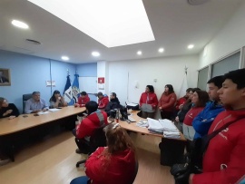 Municipio se reunió con trabajadores de Pedidos Ya 
