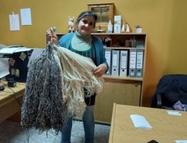 María Márquez: “Tejer el poncho que representó a la provincia fue una doble satisfacción”