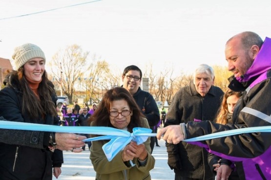 Piedra Buena: se inauguró el nuevo pavimento de la calle Bella Vista Este