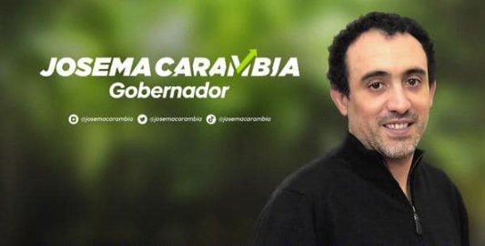 José María Carambia, candidato a gobernador y pre candidato a senador