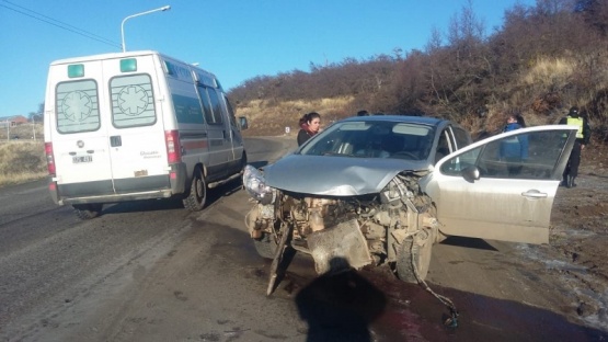 Un herido tras fuerte choque