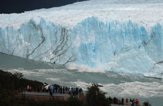 Es motivo de investigación el notable retroceso del glaciar Perito Moreno