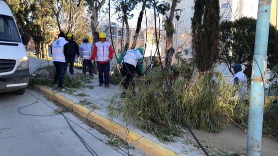 Comodoro Rivadavia suspendió todo tipo de actividad por el temporal