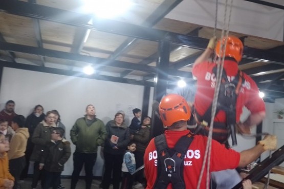 Bomberos festejaron el Día de las Infancias 