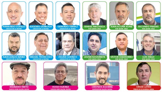 Los candidatos a la intendencia en Caleta Olivia