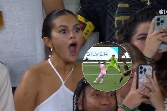 La reacción viral de Selena Gómez por una jugada Lionel Messi en el partido de Inter Miami