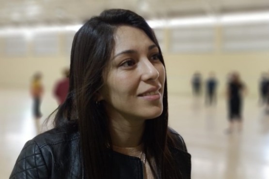 Silvina Juárez ya empezó a recorrer los gimnasios municipales