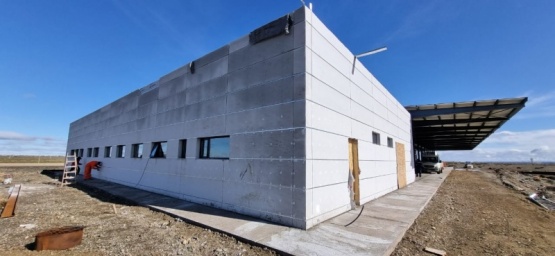 Avanza la obra de la nueva terminal de Río Gallegos