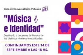 Invitan a participar del Conversatorio Virtual “Música e Identidad”