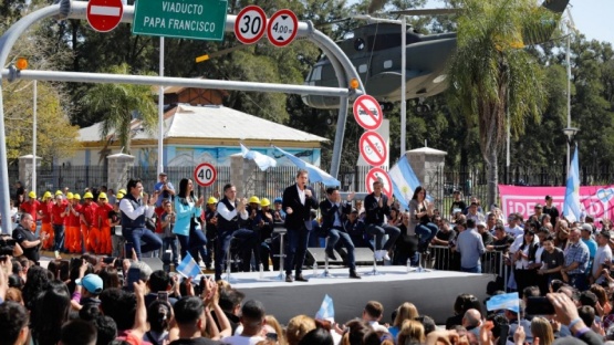 Sergio Massa reivindicó la causa Malvinas, al Papa y la lucha contra la inseguridad