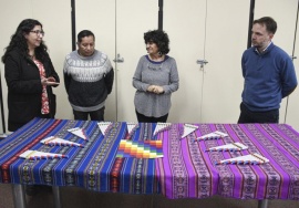 Educación recibió una nueva entrega de instrumentos aerófonos andinos