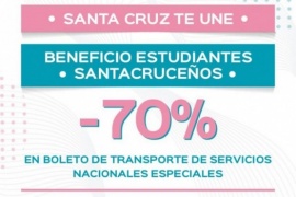 Vuelve Santa Cruz Te Une: 70% de descuento en pasajes para estudiantes santacruceños