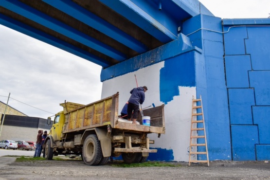 Municipio recordó la prohibición de pintar espacios públicos sin autorización