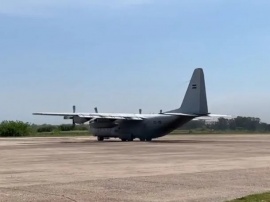 El avión Hércules C-130 arribó a Israel para repatriar a los argentinos