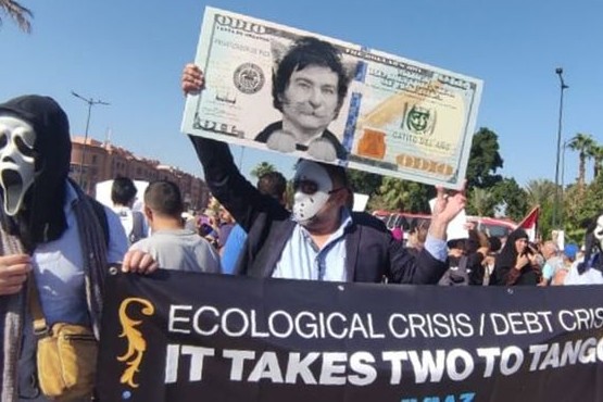 Ambientalistas de todo el mundo rechazaron en Marruecos el negacionismo de Milei