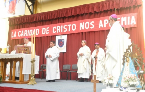 Alicia participó de la asunción del nuevo Obispo de Santa Cruz y Tierra del Fuego