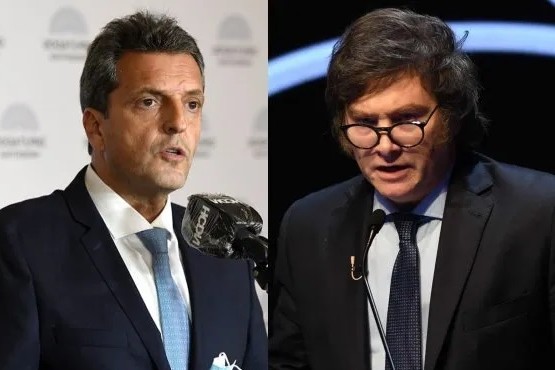 Sergio Massa y Javier Milei presentan sus propuestas ante la Unión Industrial Argentina