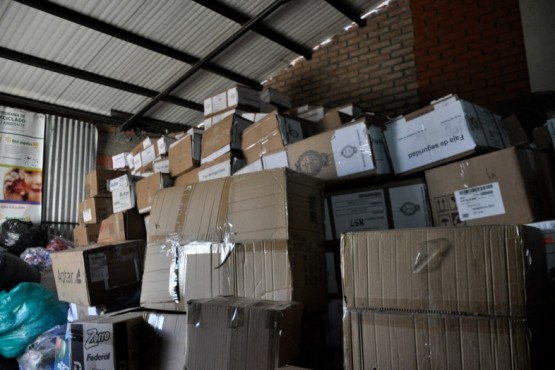 Dos camiones viajan desde Río Gallegos con material reciclable