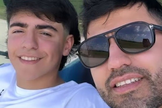 El Kun Agüero y su hijo quedaron envueltos en un llamativo viral