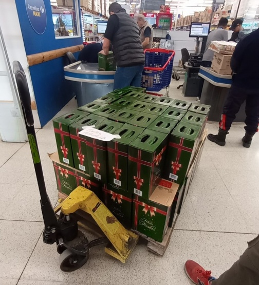 Ya se compraron las primeras 60 cajas navideñas