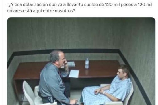 Los memes se expresan ante el proyecto de Dolarización de Javier Milei.