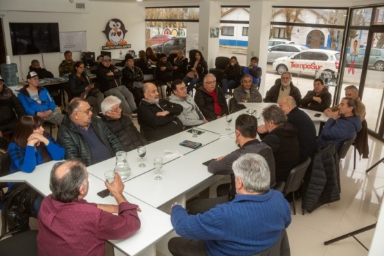 Reunión en en el Comando de Pablo Grasso.