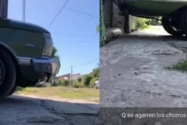 Un comisario de Río Negro posteó una foto de un Falcon Verde y una amenaza