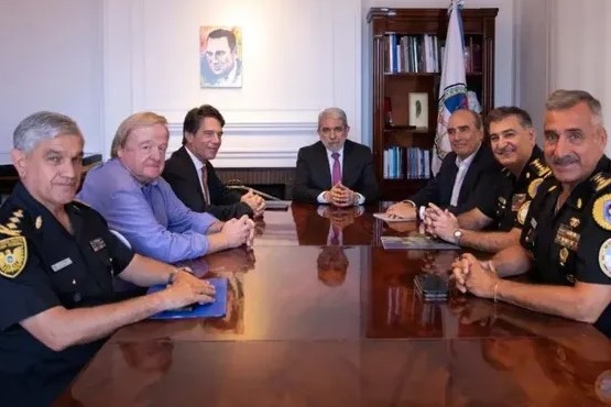 Aníbal Fernández recibió a Guillermo Francos y Nicolás Posse