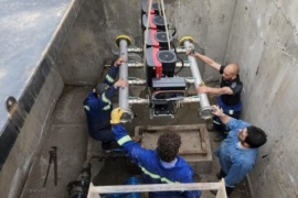 Se instaló una bomba presurizadora para optimizar la presión de agua en barrios alejados