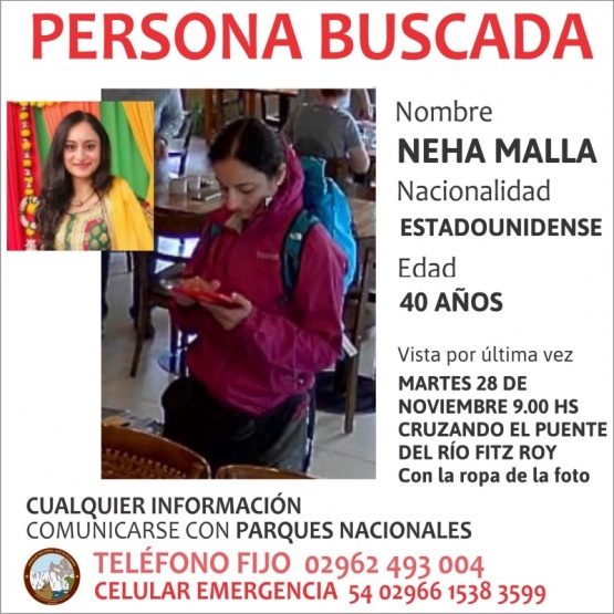 Buscan a una turista estadounidense