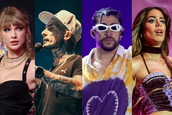 Quiénes fueron los artistas más escuchados de Spotify 2023