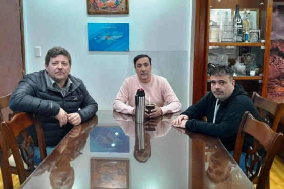 Pedro Luxen, Pablo Grasso y Jorge Caminitti.