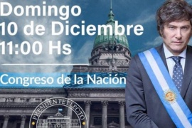 "Traé tu bandera argentina": Milei convocó a la ciudadanía a la asunción presidencial
