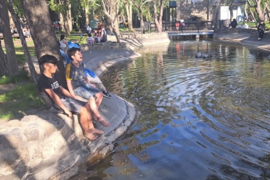 Los vecinos de Río Gallegos disfrutaron las altas temperaturas