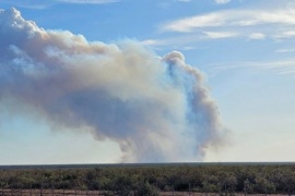 Se declaró un incendio rural en el noreste de la provincia de Chubut