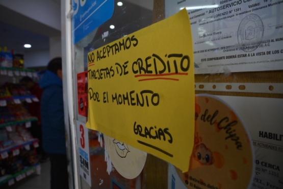 Medidas: un reconocido comercio de Río Gallegos ya no acepta tarjetas de crédito