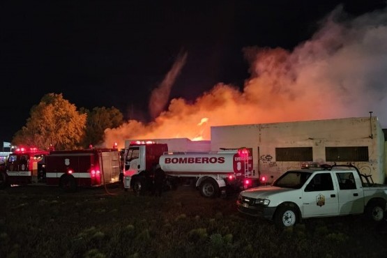 Bomberos sofocaron incendio sobre el ex edificio de la UNPA