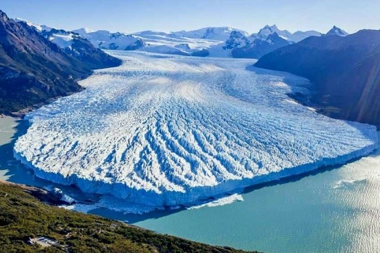 El Glaciar Perito Moreno, en retroceso