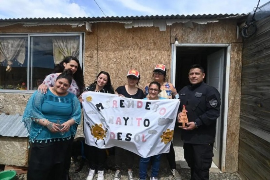 El Servicio Penitenciario Provincial visitó el Merendero Rayitos de Sol