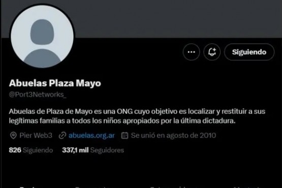 Abuelas de Plaza de Mayo denunció que su cuenta en X fue hackeada