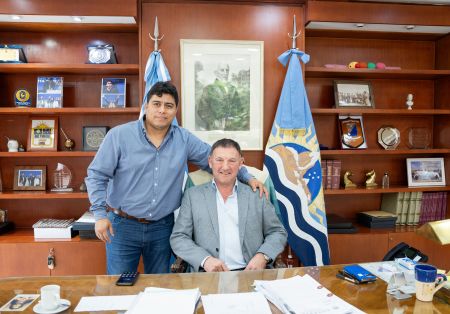 Vidal se reunió con el presidente de Lotería de Santa Cruz
