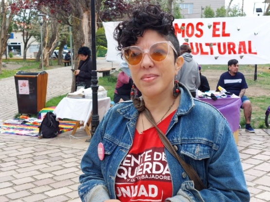 Artistas se manifestaron en Río Gallegos