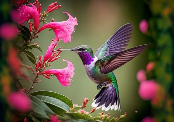 Descubren cómo los colibríes cambian su camino en pleno vuelo