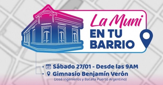 “La Muni en tu Barrio” comienza este sábado en el Gimnasio Verón
