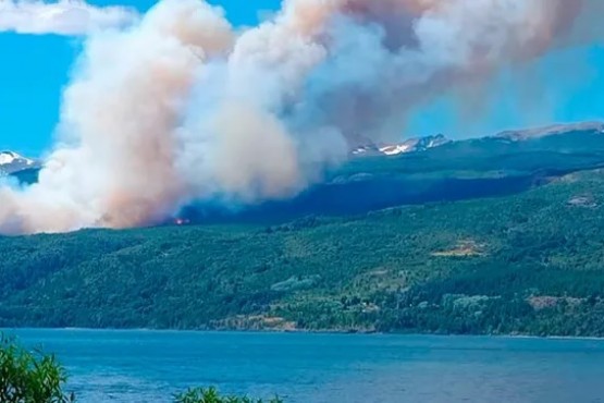 Incendio en el Parque Nacional Los Alerces