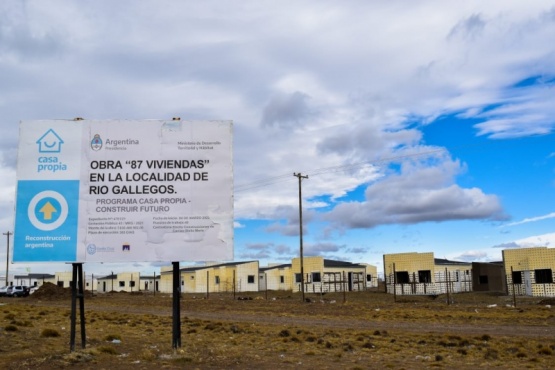 Gestionan la continuidad de obras para Río Gallegos