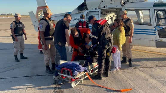 Emergencia en alta mar: Prefectura evacuó al tripulante de un pesquero